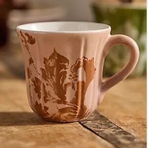 Anthropologie NIB Terrain Botanical Silhouette Mug in Cedar
